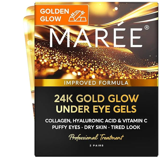 MAREE Eye Gels – Cooling Relief for Puffiness and Fine Lines – Refreshing Golden Glow Formula - Product Image