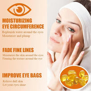 Anti-Aging Eye Cream Revitalizing Under Carrot Eye Cream with Vitamin E and B5 for Puffiness Dark Circles Fine Lines Moist...
