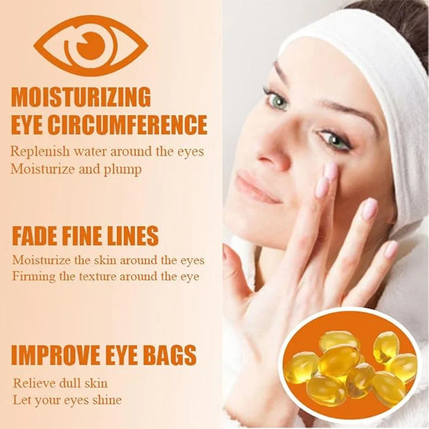Anti-Aging Eye Cream Revitalizing Under Carrot Eye Cream with Vitamin E and B5 for Puffiness Dark Circles Fine Lines Moist...