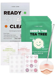I DEW CARE Emergency Skin Care Kit - Ready Aim Clear + Skin Care Set - Kitten My Balance On | Travel Size Trio Bundle - Pr...