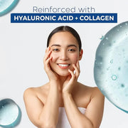 Hyaluronic & Collagen Under Eye Patches - Reduces Puffiness, Eye Bags & Wrinkles, Ultra Hydrating - Dermatologist Tested K...