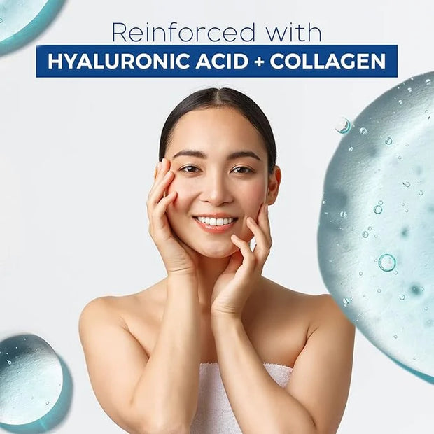 Hyaluronic & Collagen Under Eye Patches - Reduces Puffiness, Eye Bags & Wrinkles, Ultra Hydrating - Dermatologist Tested K...