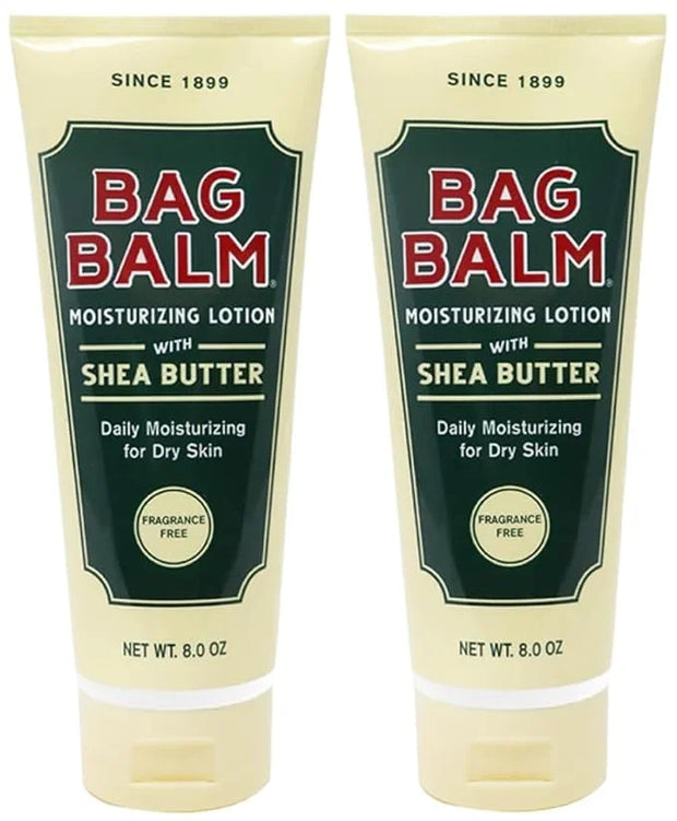 Bag Balm Moistuzing Body Lotion with Shea Butter, Daily Moisturizing for Dry Skin | Pack of 2 8oz Tubes - Product Image