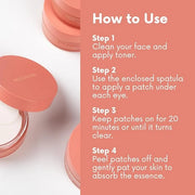 KOCOSTAR Hydrogel Eye Patches with Low Molecular Weight Norwegian Bio-Collagen, Reduces Dark Circles and Wrinkles, Under E...