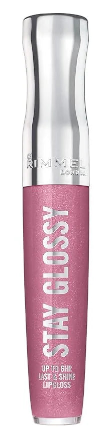 Rimmel Stay Glossy Lip Gloss Bundle - 030 Cake for Breakfast & 200 Tainted Love, .18oz Each - Product Image