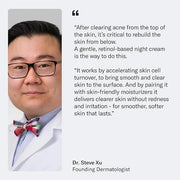 Geologie Skin Repair Moisturizer Face Cream | Clear System Retinol Resurfacing Formula | For Blemish Prone Skin with Niaci...
