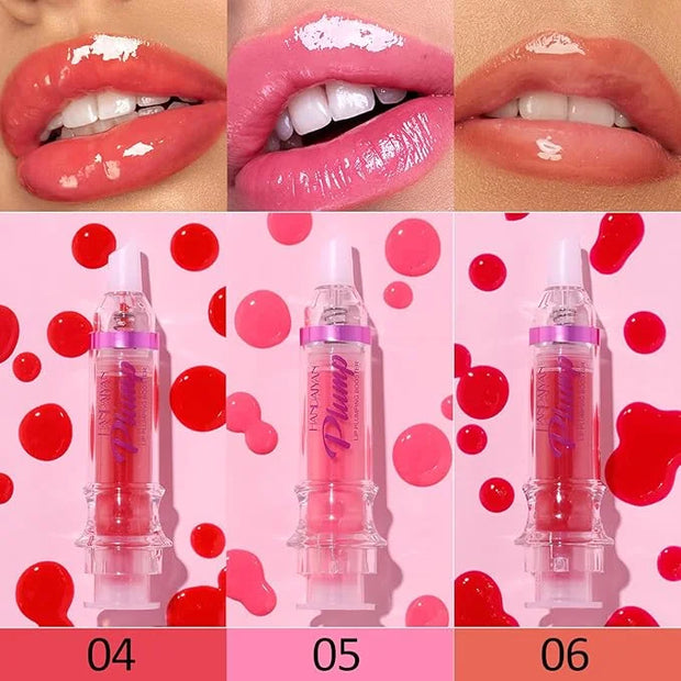 Erinde 3 Colors Lip Plumping Booster, Spicy Lip Plumper Gloss Lip Plumping Oil, Ultra-Hydrating & Nourishing Plump Lip Plu...