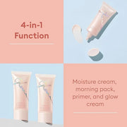 MISSHA Glow Skin Balm 0.68 fl oz/ 20ml, 4-in-1 Primer, Moisturizing Cream, Morning Pack, Luminizing Cream for a Flawless N...