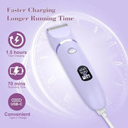 3-in-1 Electric Razor IPX7 Waterproof Bikini Trimmer Wet & Dry Use Painless Personal Trimmer Groomer for Ladies Face Body ...