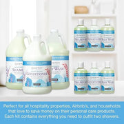 Ginger Lily Farms Botanicals Hospitality Kit, Island Tranquility, 9-Pc Set Includes Shampoo, Conditioner & Body Wash, 100%...