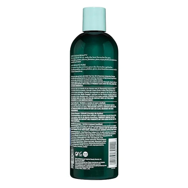 HASK Tea Tree & Rosemary Oil Scalp Care Shampoo - 12 fl oz - Product Image