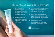 Age IQ Invisi-Bloc Sunscreen Gel Broad Spectrum Spf 40 1 fl.oz