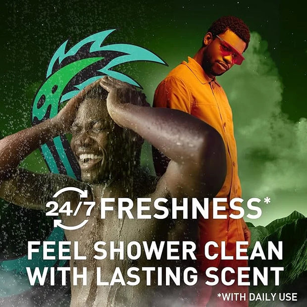 Old Spice Cleansing Body Wash for Men, 3X Defense, 24/7 Shower Fresh with Lasting Scent, 2-in-1 Body & Face Wash, Dragonbl...