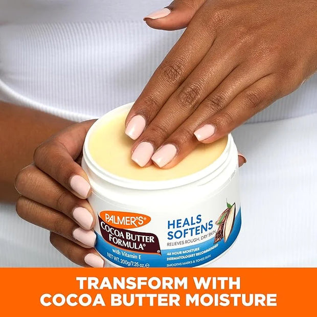 Palmer's Cocoa Butter Formula Daily Skin Therapy Solid Lotion with Vitamin E, Body Moisturizer for Extremely Dry Skin, Sof...