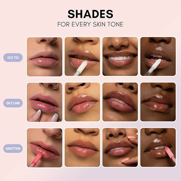 Clover Super Slick Lip Gloss | Non Sticky Lip Jelly, Moisturizing And Hydrating Pigmented Lip Gloss | Cruelty-Free & Vegan...
