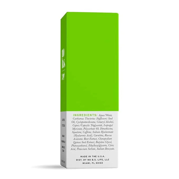 No B.S. (No Bad Stuff) Caffeine Eye Cream anti aging bundle with Two CoQ10 Deluxe Minis. Under Eye Cream for Dark Circles ...