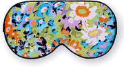 Maxfeel 100% Pure Silk Eye Mask - Sleep Eye Cover in Printed Colors (#17) - Product Image