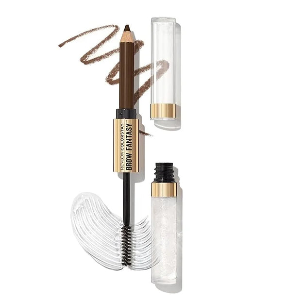 Revlon ColorStay Brow Fantasy, All In One Eyebrow Powder Pencil with Shaping Clear Gel, Gel Infused with Panthenol, Smudge...