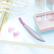 Panasonic Women’s Facial Hair Remover and Eyebrow Trimmer with Pivoting Head, Includes 2 Gentle Blades for Brow and Face a...