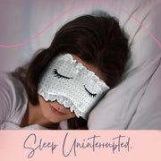 CELESTIAL SILK 100% Silk Sleep Mask for Women with Silk Covered Elastic Strap, Eye Mask for Sleeping (One Size, Charming L...
