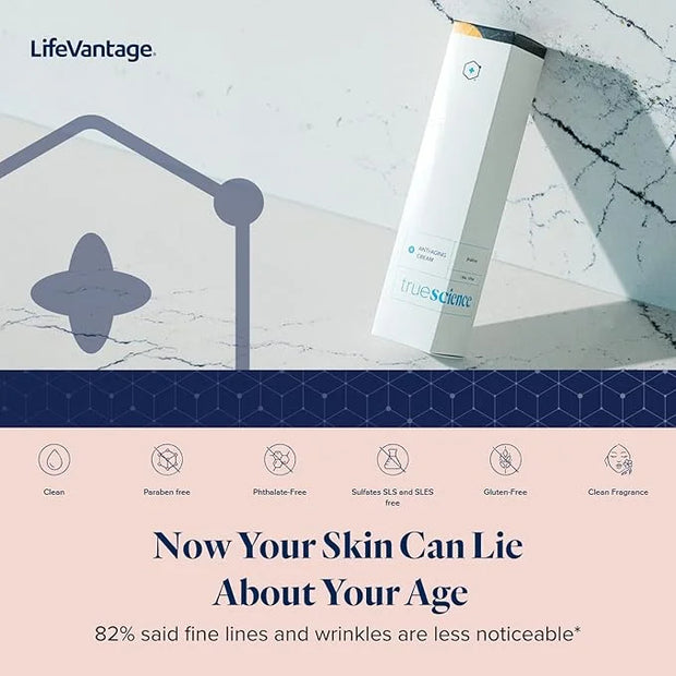 LifeVantage - Face Moisturizer TrueScience Anti-Aging Cream - Deep Moisturizer and Cream to Combat Fine Lines and Wrinkles...