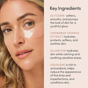 NOT ACTIVE Eye Masks - Softening and Smoothing Under Eye Masks - All Skin Types, Vegan, Cruelty Free, Fragrance Free, 30 C...