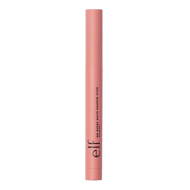 e.l.f. No Budge Matte Shadow Stick, One-Swipe Cream Eyeshadow Stick, Long-Wear & Crease Resistant, Matte Finish, Bombshell...