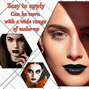 Black Velvet Matte Liquid Lipstick and Lip Liner Set - Smudge-proof, Long-lasting, Waterproof Black Lip Gloss Stain and Li...