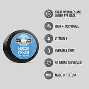 Game Face Grooming i-Rescue Cream – Eye Moisturizer | Firm and Moisturize Under Eye Wrinkles & Bags | Infused With Caffein...
