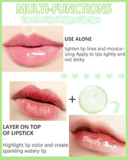 Tinted Moisturizing Lip Glow Oil,Hydrating Plumping Lip Gloss Lip Care Clear Toot Lip Oil for Dry Lip,Glow Reviver Lip Oil...