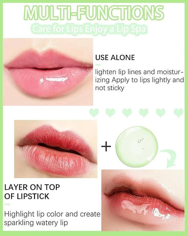 Tinted Moisturizing Lip Glow Oil,Hydrating Plumping Lip Gloss Lip Care Clear Toot Lip Oil for Dry Lip,Glow Reviver Lip Oil...