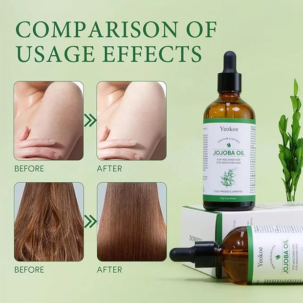 Under Eye Patches for Dark Circles,Puffy Eyes and Jojoba Oil Pure Cold Pressed Unrefined Gua Sha for Healthier hair - Prod...