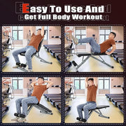 1000 LBs Weight Bench - Adjustable Workout Bench - Product Image