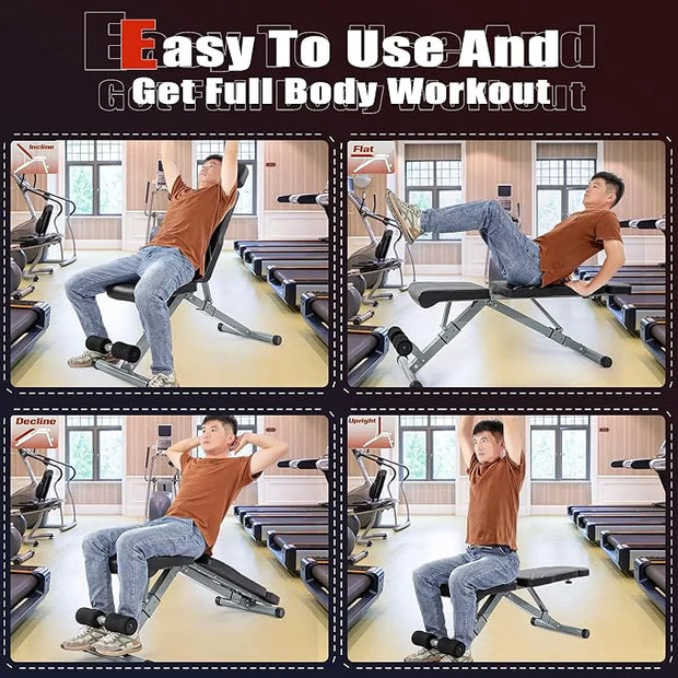 1000 LBs Weight Bench - Adjustable Workout Bench - Product Image