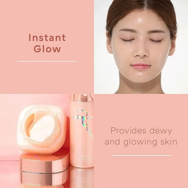 MISSHA Glow Skin Balm 1.69 fl oz/ 50ml 4-in-1 Primer, Moisturizing Cream, Morning Pack, Luminizing Cream for a Flawless Na...