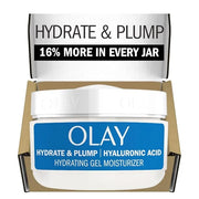 Olay Plump & Hydrate Hyaluronic Gel Face Moisturizer, 2 oz Fragrance Free Hydrating Gel Moisturizer for Dry Skin with Hyal...