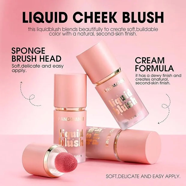 Jolilab Liquid Blush - High Pigment, Long - Lasting, Buildable Color for a Natural Glow（02#） - Product Image