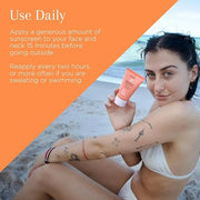 Beyou. Niacinamide Daily Moisturizer Mineral Face Sunscreen + SPF 40, 1.69 fl oz, Tinted, Plant-Based, Cruelty-Free, All S...