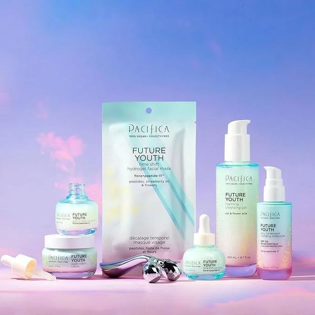 Pacifica Future Youth Super Cream – Daily Anti-Aging Moisturizer for All Skin Types, Lightweight Hydration with Advanced P...