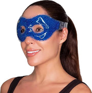 Gel Eye Mask - Hot Cold Compress Eye Therapy Pack | Cooling Mask for Puffy Eyes, Headaches, Dark Circles | Reusable | Ergo...