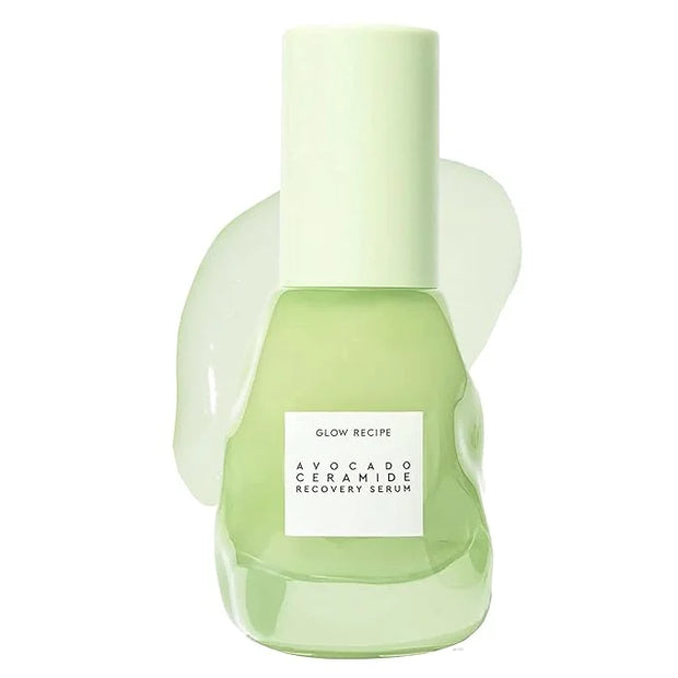 Glow Recipe Avocado Ceramide Serum, Travel Size - Soothing, Hydrating Face Serum for Women & Men, Redness Relief & Skin Ba...