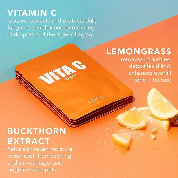 Lapcos vita c sheet mask,
