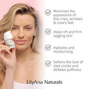 LilyAna Naturals Anti Aging Retinol Cream and Eye Cream Bundle 1.07 oz - Retinol Moisturizer for Face and Under Eye Cream ...