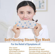 Qiai Self-Heating Steam Eye Mask 10 Packs for Better Sleep&Eye SPA|Reduce Dark Circles & Puffiness|Relief Eye Fatigue Dry&...