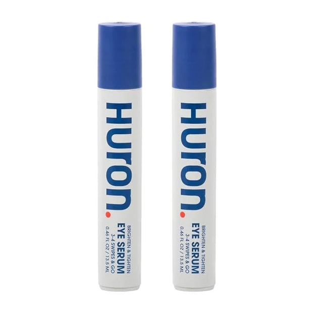Huron Eye Serum - Men’s Eye Roller - Helps Alleviate Dark Circles, Fine Lines and Puffiness - Contains Niacinamide & Caffe...