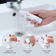 AREYZIN Nose Hair Trimmer for Women 2 in 1 Painless Eyebrow Trimmer and Nose Trimmer Facial Hair Removal Nasal Hair Clippe...