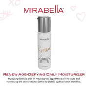 Mirabella Renew Age-Defying Daily Moisturizer for Face, Hydrating Face Moisturizer Helps Reduce Appearance of Fine Lines, ...