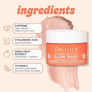 Pacifica Glow Baby Face Lotion & Eye Cream Set of 2 – Brightening Vitamin C Moisturizer + Depuffing Eye Cream with Caffein...