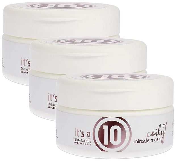 It's a 10 Haircare Miracle Coily Mask, 8 oz. (Pack of 3) - Product Image