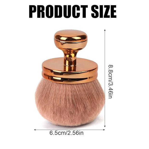 Large Self Tanning Brush, Oval Body Makeup Brush with Wide Brush Head Self Tanner Brush Applicator Sunscreen Brush for Mak...